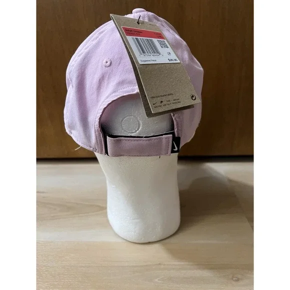 NWT Nike Dri Fit Club Cap Swoosh Adult Golf Hat Pink L/XL Adjustable NEW - Picture 4 of 8